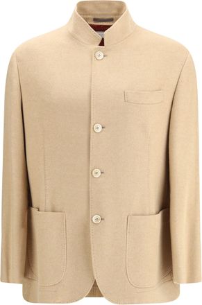 Brunello Cucinelli Cashmere And Vicuña Shirt Jacket