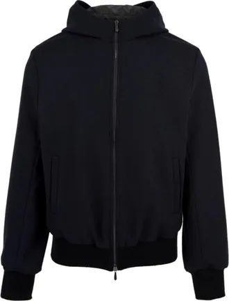 Drumohr Zip-through Sweatshirt - Heren - Vesten met rits - Blauw - M - Hoodies & sweatvesten