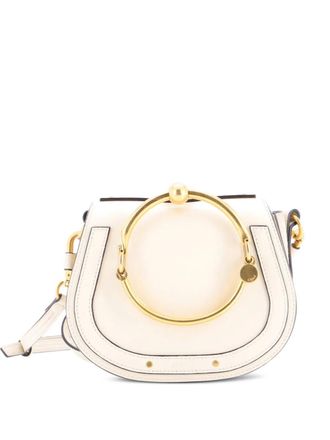 Chloé Nile Leather Small crossbody bag - Bianco
