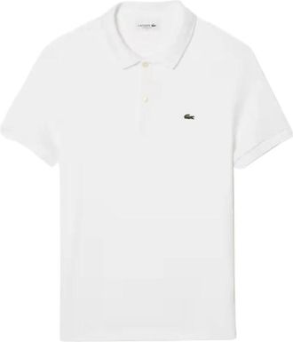 Lacoste Polo met korte mouwen en 2 knopen - Heren - Polos - Wit - XL - Tops