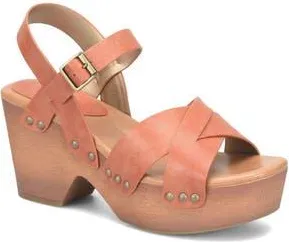 Korks Leda Ankle Strap Platform Sandal in Rust at Nordstrom Rack, Size 11