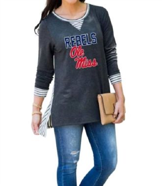 Gameday Couture Ole Miss Youll Be Back Tunic In Charcoal