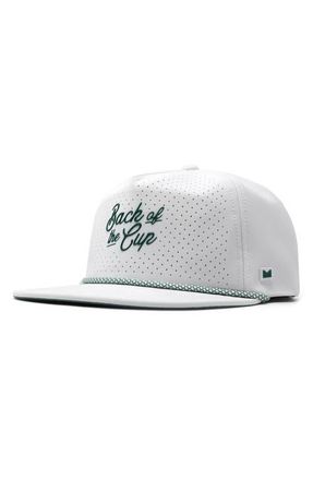 Melin Coronado Links Hydro Performance Snapback Hat in White/Green at Nordstrom, Size X-Large