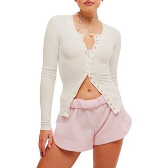 Free People Intimately FP Going Places Cardi in Ivory at Nordstrom, Size Large