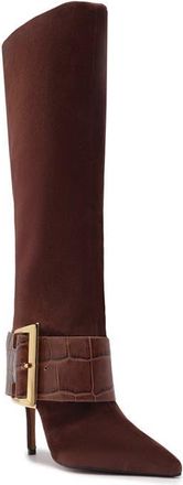 Schutz Beatrix Pointed Toe Boot in Root Brown at Nordstrom, Size 8.5