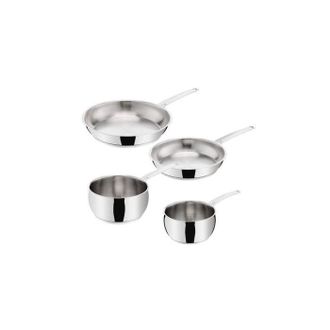 OEM Juego De Cacerolas - La Prima - Inox - Revestimiento Interior Inox - 4 Piezas