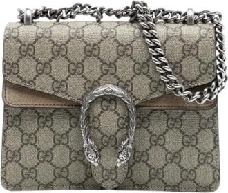 Gucci Pre-owned Shoulder Bags, female, Beige, Size: ONE SIZE Pre-owned Dionysus Crossbody