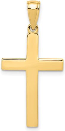Diamond2Deal 14k Gold Cross Pendant