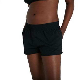 Speedo Badeshorts SPEEDO Womens Essential Watershort, Damen, Gr. 40, N-Gr, schwarz, Obermaterial: 100% Polyamid, Badehosen Badeshorts, mit Ges&auml;sstasche mit K