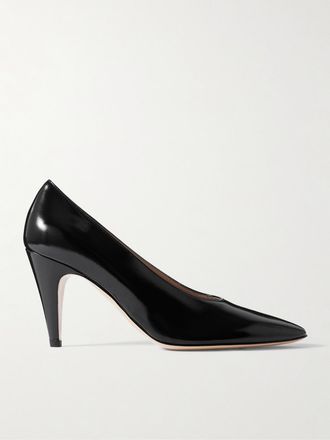 Gianvito Rossi Décolleté In Vernice Amelia 85 - Nero