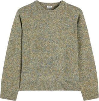 Aspesi crew-neck sweater - women - Fabric - 42 - Green