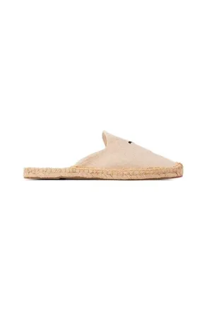 Soludos The Smoking Mule Embroidery Espadrille in Taurus - Natural Undyed at Nordstrom, Size 11
