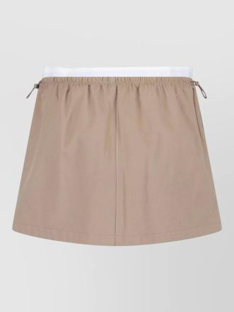 Alexander Wang cotton mid-rise mini skirt