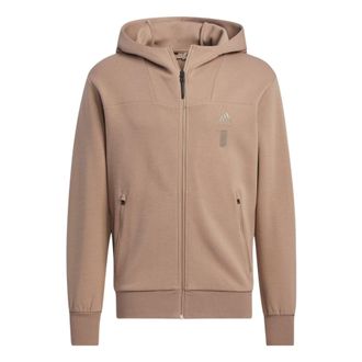 adidas Wuji Series Sportswear Casual Hooded Jacket Brown HN8979