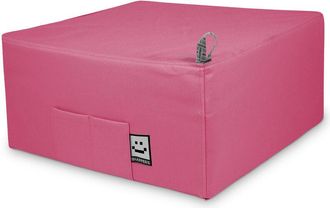 Happers Happers - Puff Cama Individual Para Una Persona Polipiel Fucsia &Uacute;nico Fucsia