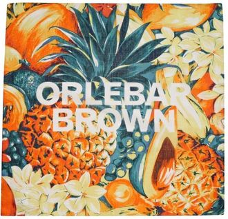 Orlebar Brown Unisex Tasso Club Tropicana Scarf In Amber/ Mimosa