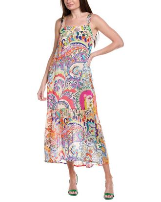 Johnny Was Finley Midi Dress