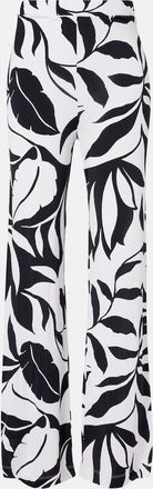 Max Mara Abate printed wide-leg pants