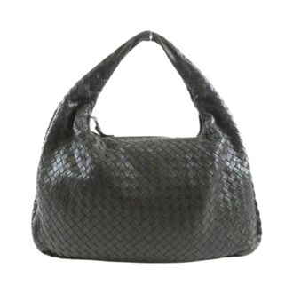 Bottega Veneta Pre-owned Leren Schoudertas - Dames - Pre-owned - Bruin - Maat: ONE Size Leer