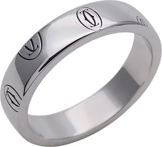 Cartier White Gold White Gold (18K) Band Ring (Pre-Owned)