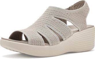 Skechers Parallel Lite - Dreammaker Womens Wedge Shoes Taupe : 6.5 B - Medium, Textile