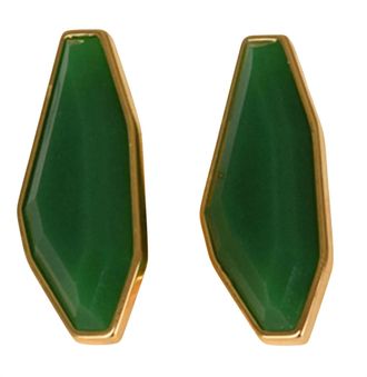 Silvia Tcherassi Badra Earrings In Emerald