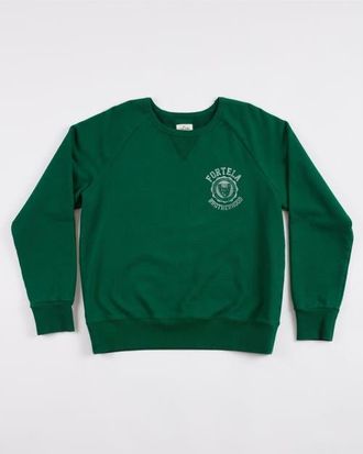 Fortela Harvard Fleece Jersey Raglan Sleeve Sweatshirt in Green at Nordstrom, Size Xx-Large Eu
