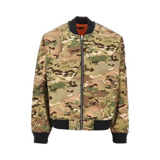 Pleasures Strass camouflage cotton bomber jacket Man XL