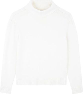 Paul & Shark merino wool turtleneck sweater - women - Virgin Wool - S - White