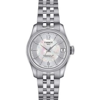 Tissot 30mm Ballade Bracelet Watch in White Mother Of Pearl at Nordstrom Rack