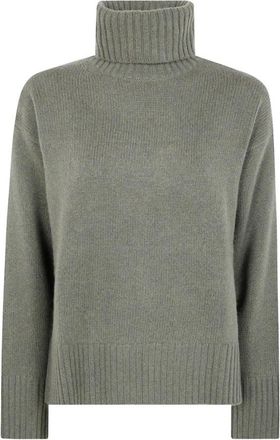 Polo Ralph Lauren Klassieke Pullover met Lange Mouwen - Dames - Coltruien - Groen - XL - Wol - Truien & Vesten