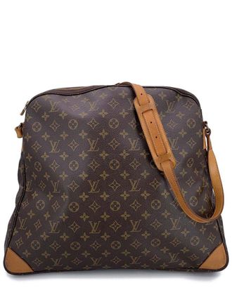 Louis Vuitton Brown Cotton Shoulder Bag (Authentic Pre-Loved)
