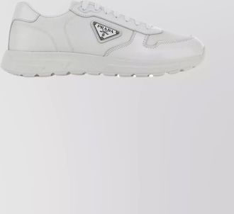 Prada leather low-top sneakers