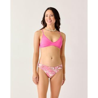 Carve Designs St. Barth Reversible Bottom in Pink Oasis/hot Pink at Nordstrom, Size Small