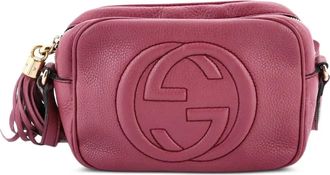 Gucci Soho Disco Leather Small crossbody bag - Paars