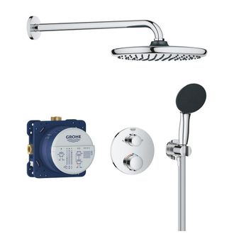 GROHE Columna De Ducha Empotrable Termost&aacute;tica Grohe Vitalio Start Cromo
