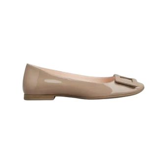 Roger Vivier Flat shoes - female - Roger Vivier - Ballerina Shoes - Beige - 3 1/2 UK - Shoes