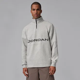 Nike Jordan Mens Jordan Sport Dri-FIT 1/4-Zip Golf Top in Grey | HF9919-050