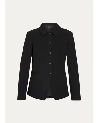 Theory Cutaway Single-Breasted Jacket