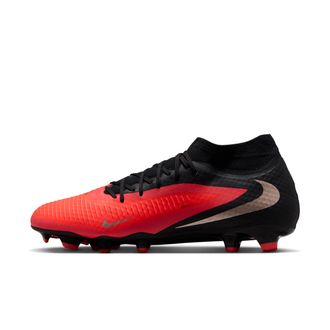 Nike Mens Phantom 6 High Academy Multi-Ground Soccer Cleats in Red | HQ2278-600