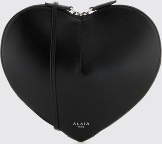 Alaia Mini borsa a tracolla Le Caur in pelle a forma di cuore con chiusura a zip