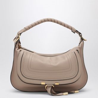 Chlo&eacute; Kleine Marcie Wood Smoke Ledertasche