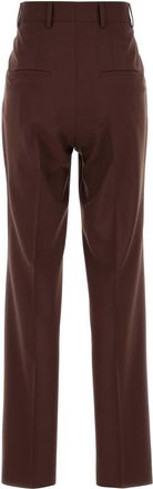 ARMARIUM Womens Pant Brown Virgin Wool