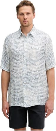 A|X Armani Exchange Heren, Overhemden, Veelkleurig, Maat: M Viscose
