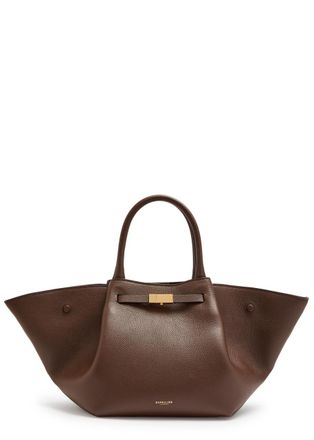 DeMellier The New York Midi Grained Leather Tote - Moca - One Size