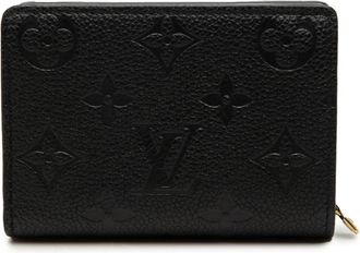 Louis Vuitton Black Noir Leather Wallet (Bi-Fold) (Pre-Owned)