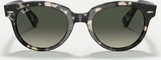 Ray-Ban Orion - Occhiali da sole squadrati grigio Havana con lenti grigie