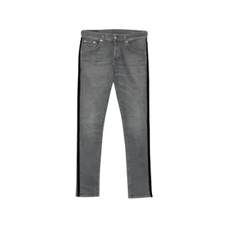 Dondup Jeans, Heren, Grijs, W32, Denim, Slim-fit Jeans
