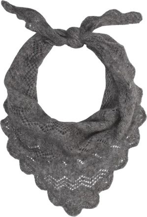 Becks&ouml;ndergaard Opany Driehoek Sjaal - Dames - Wintersjaals - Grijs - ONE Size - Nylon - Accessoires