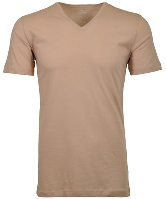 Ragman T-Shirt RAGMAN Set:, Herren, Gr. XXL, beige (light skin, 086), Baumwolle, regular fit, V-Ausschnitt, Shirts T-Shirt